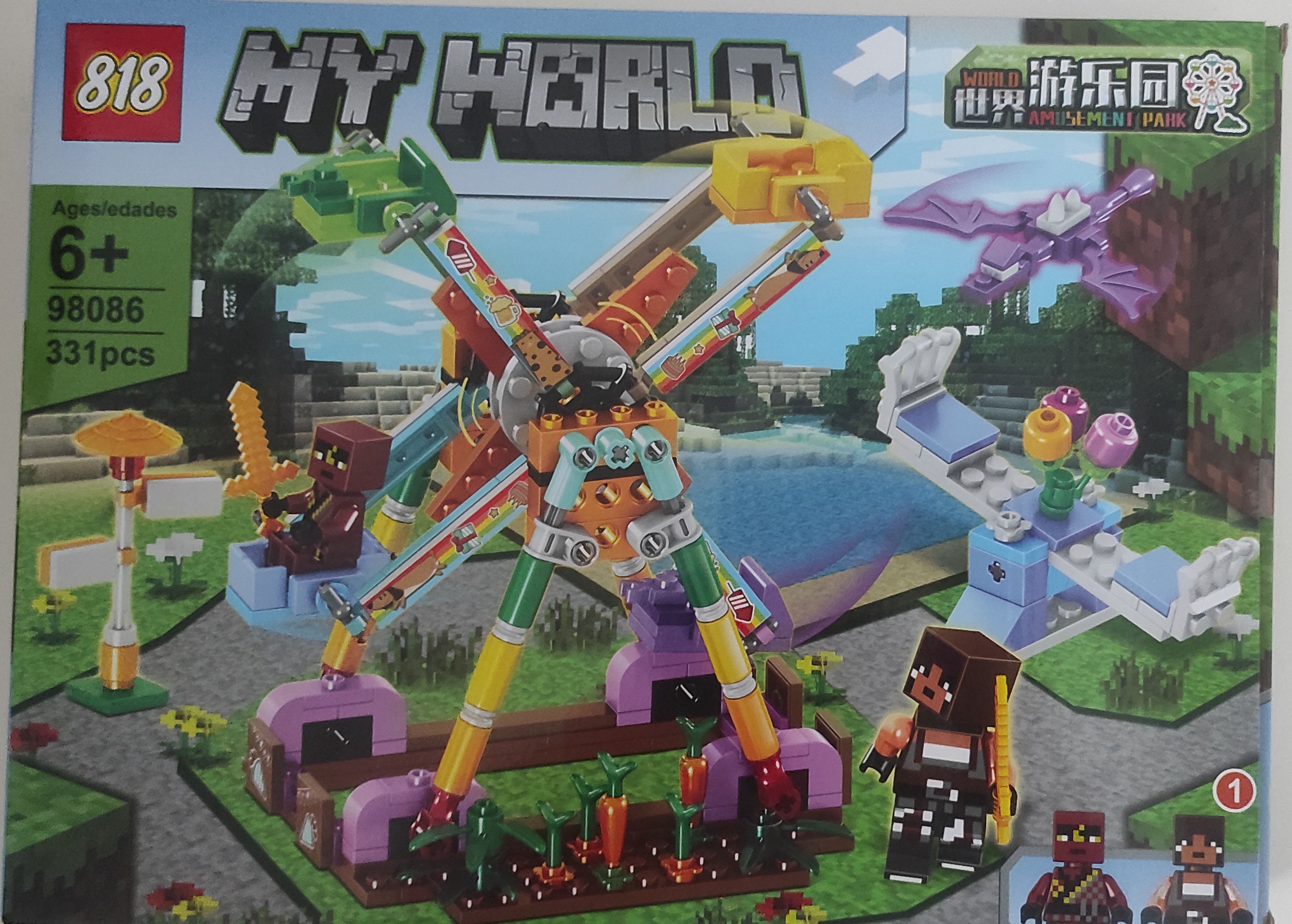 Stavebnice Minecraft 331 dílků No.98086