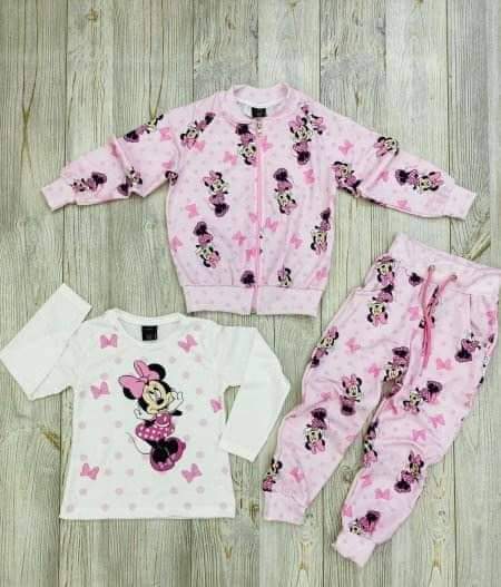Třídílný komplet Minnie 