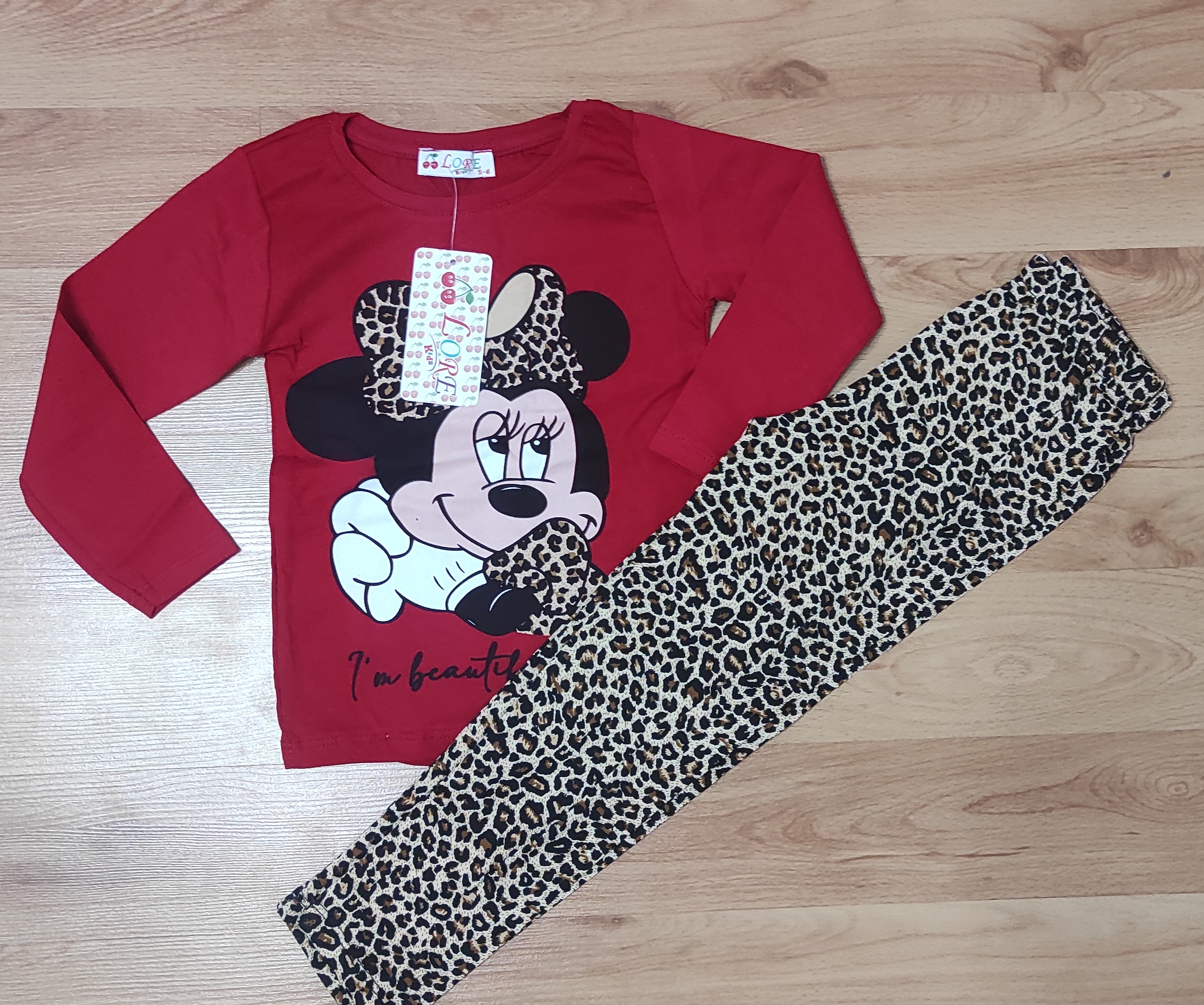 Komplet Minnie Im Beautiful červená 
