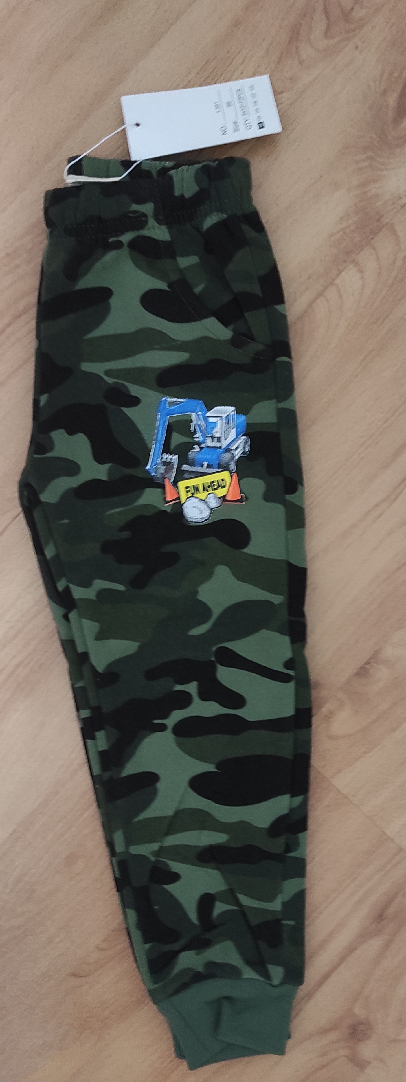 Chlapecké zateplené vojenské tepláky 