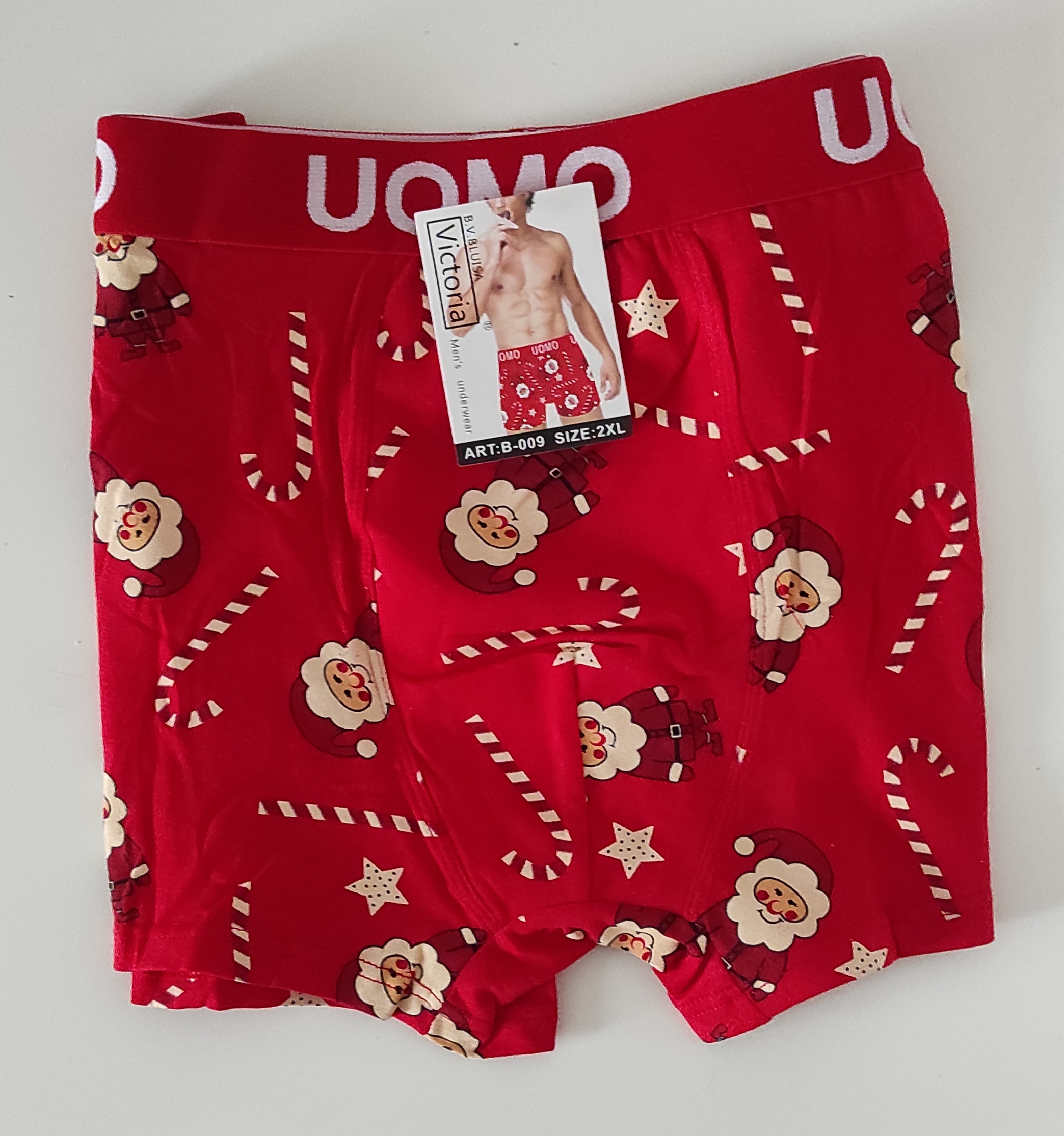 Pánské Vánoční boxerky Santa 