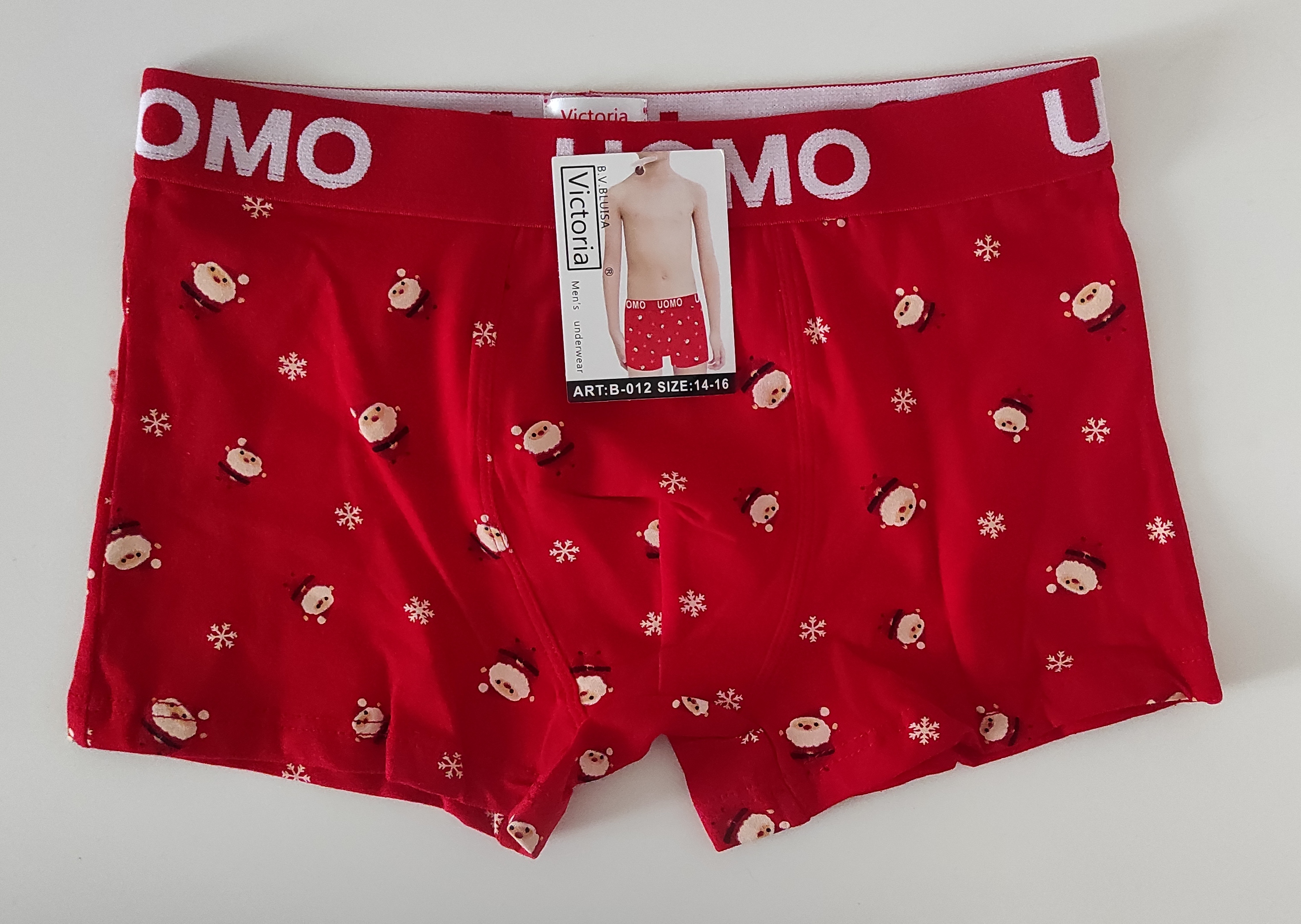 Chlapecké Vánoční boxerky 8-16let 