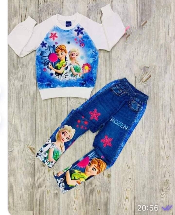 Komplet Frozen bílá 
