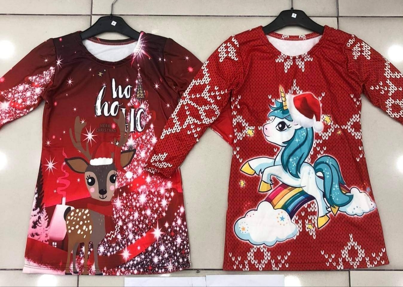 Úžasné šatičky Unicorn Vánoční 