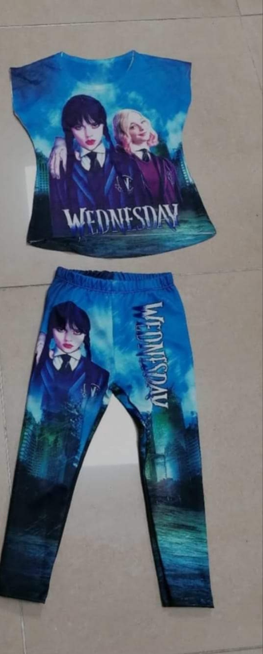 Komplet Wednesday modra