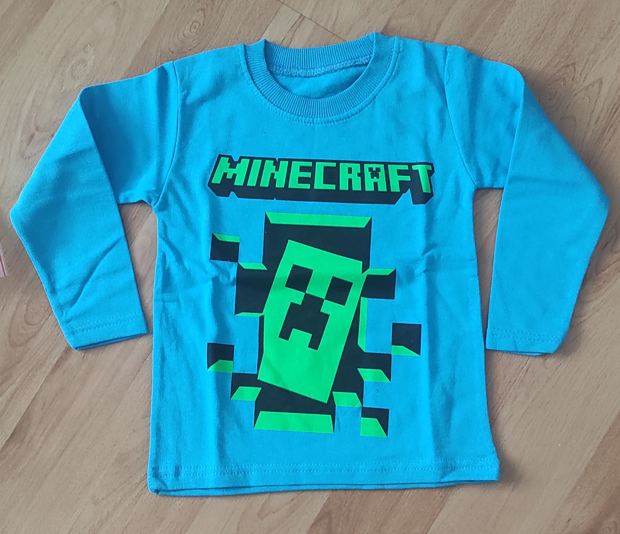 Mikina Minecraft modrá 