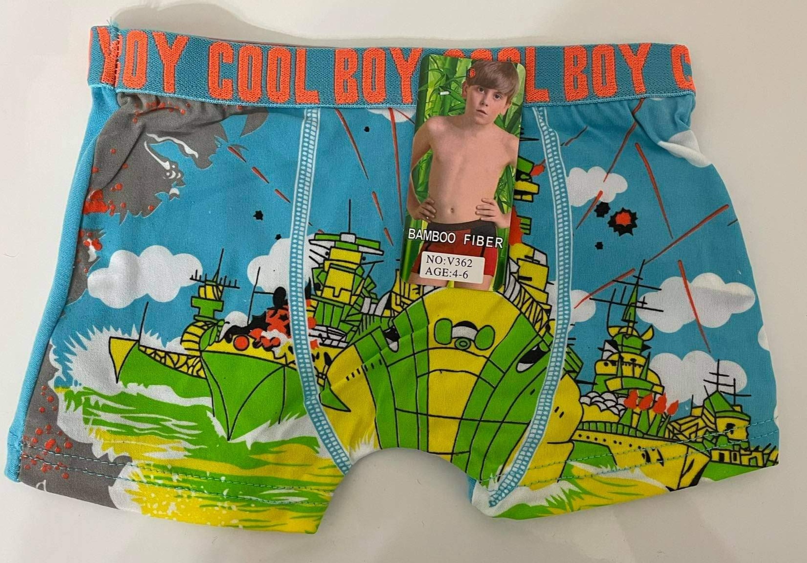 Boxerky cool boy lodě 10-12 let 