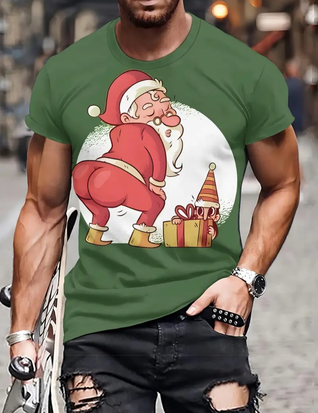 Vánoční Pánské tričko vel.L