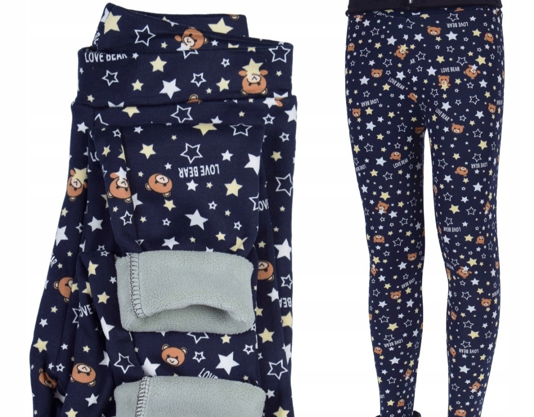 Zateplené legíny Love Bear