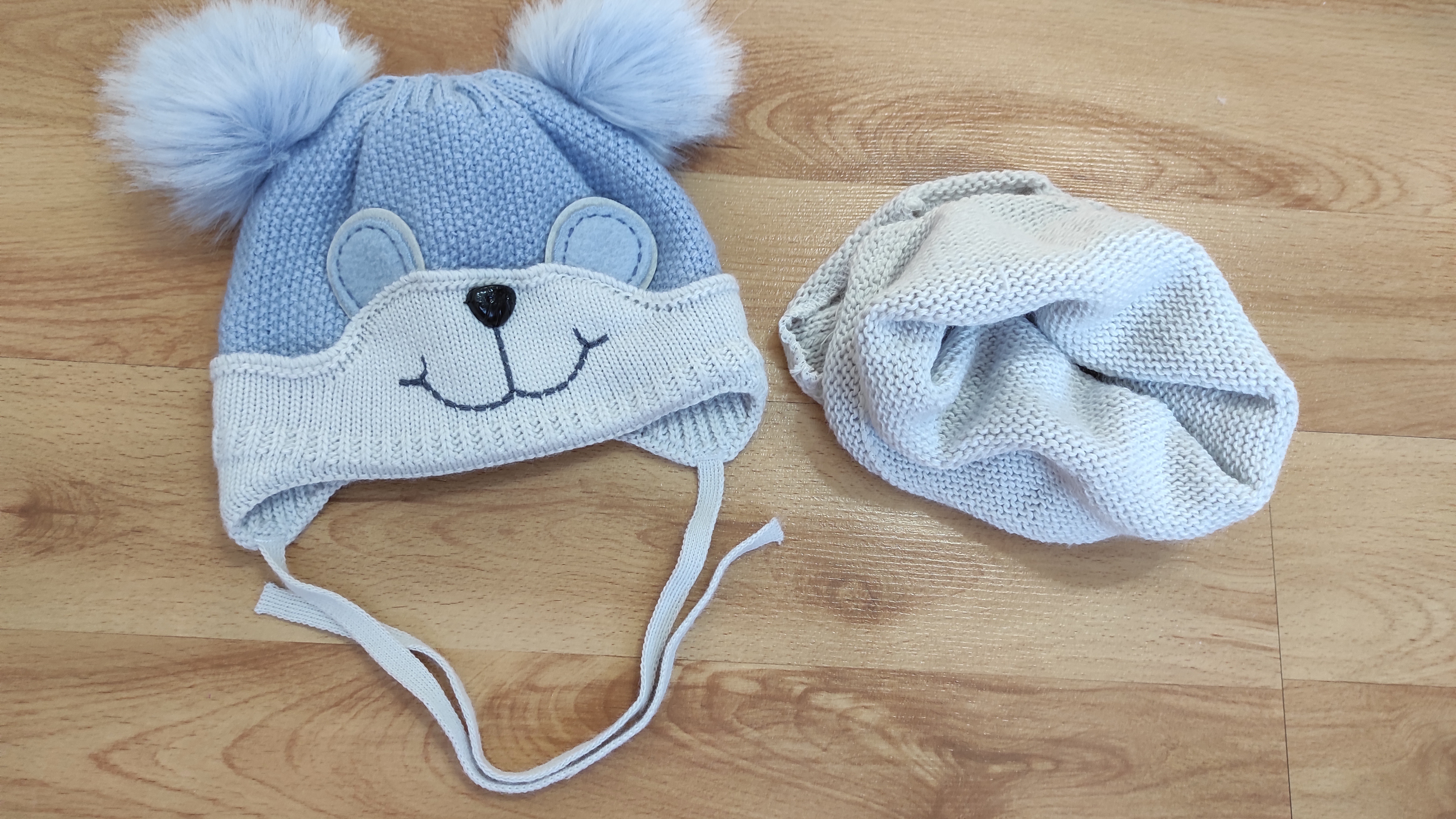 Baby čepice a nákrčník 0-12M 