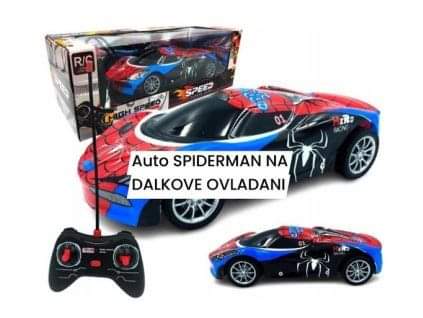 Auto na dálkové ovládání Spiderman 