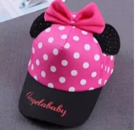 Kšiltovka Minnie s oušky vel. 2-6let 