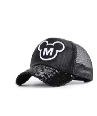 Kšiltovka Minnie lesklá 2-9let síťka snapback
