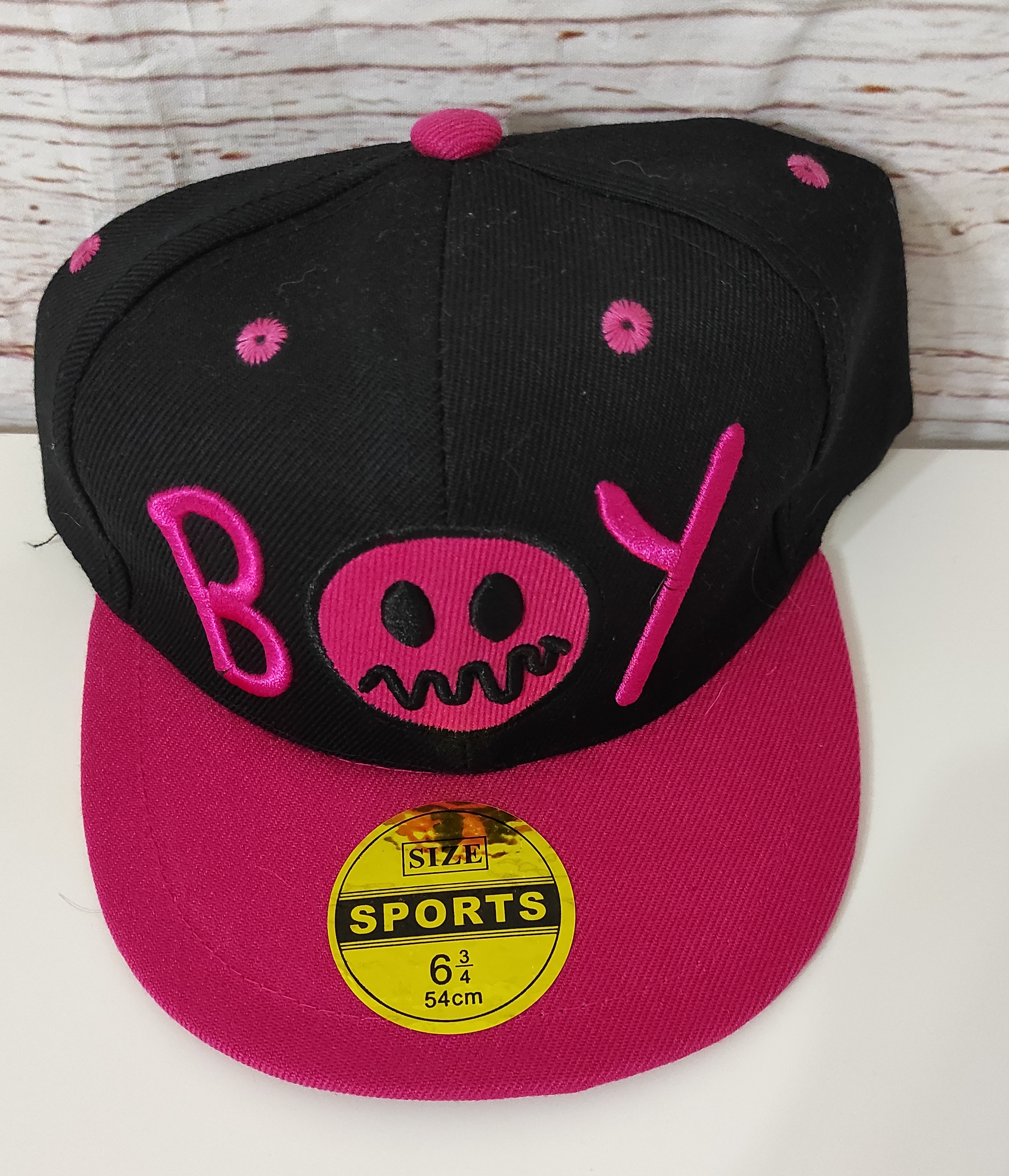 Ksiltovka růžový boy vel. 54-56 snapback