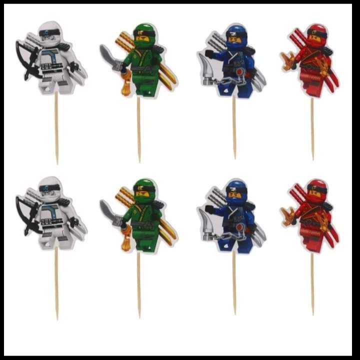 Zapichy do dortu nebo mufinu Lego 24pcs