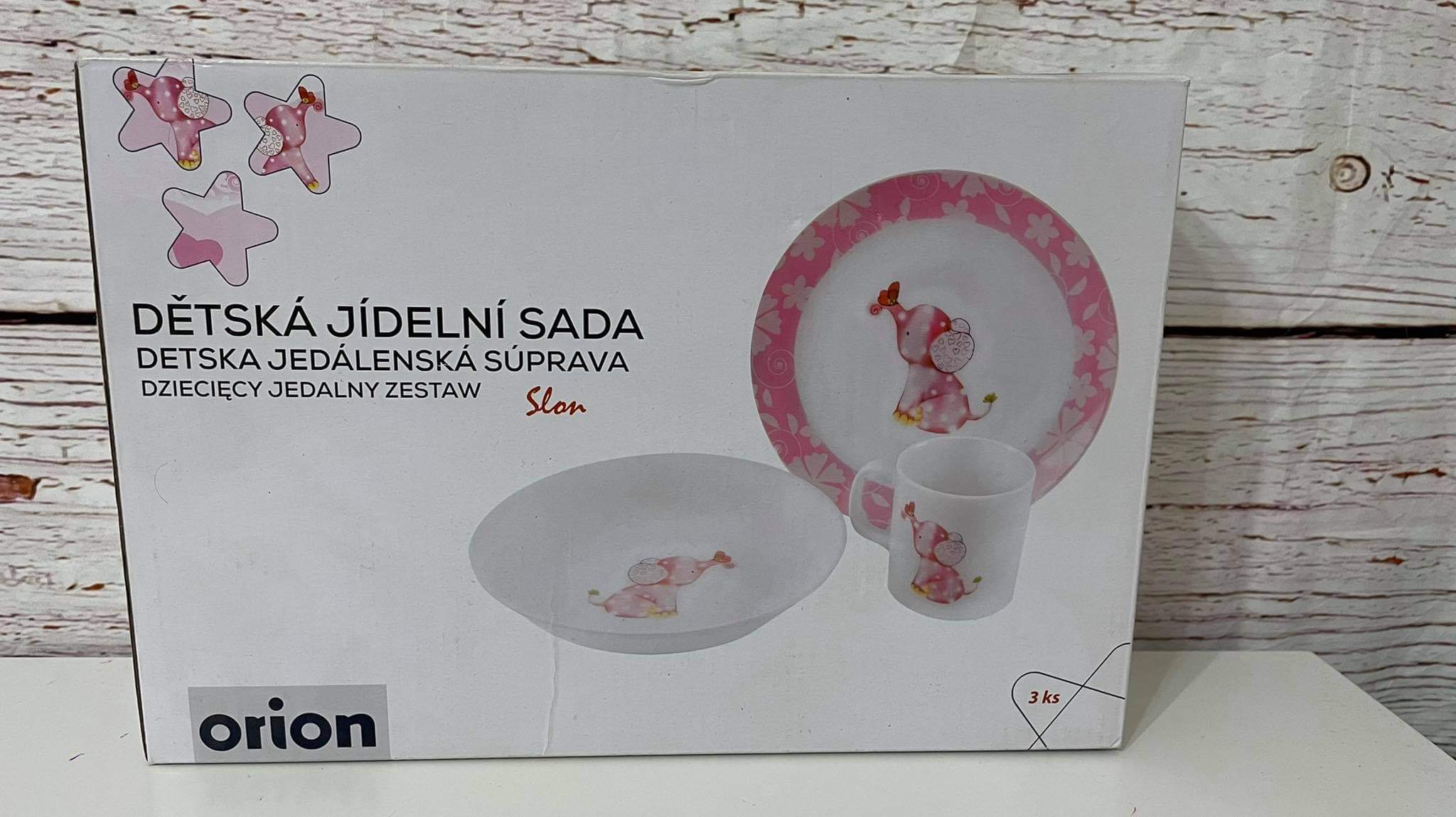Jídelní sada slon 3ks 