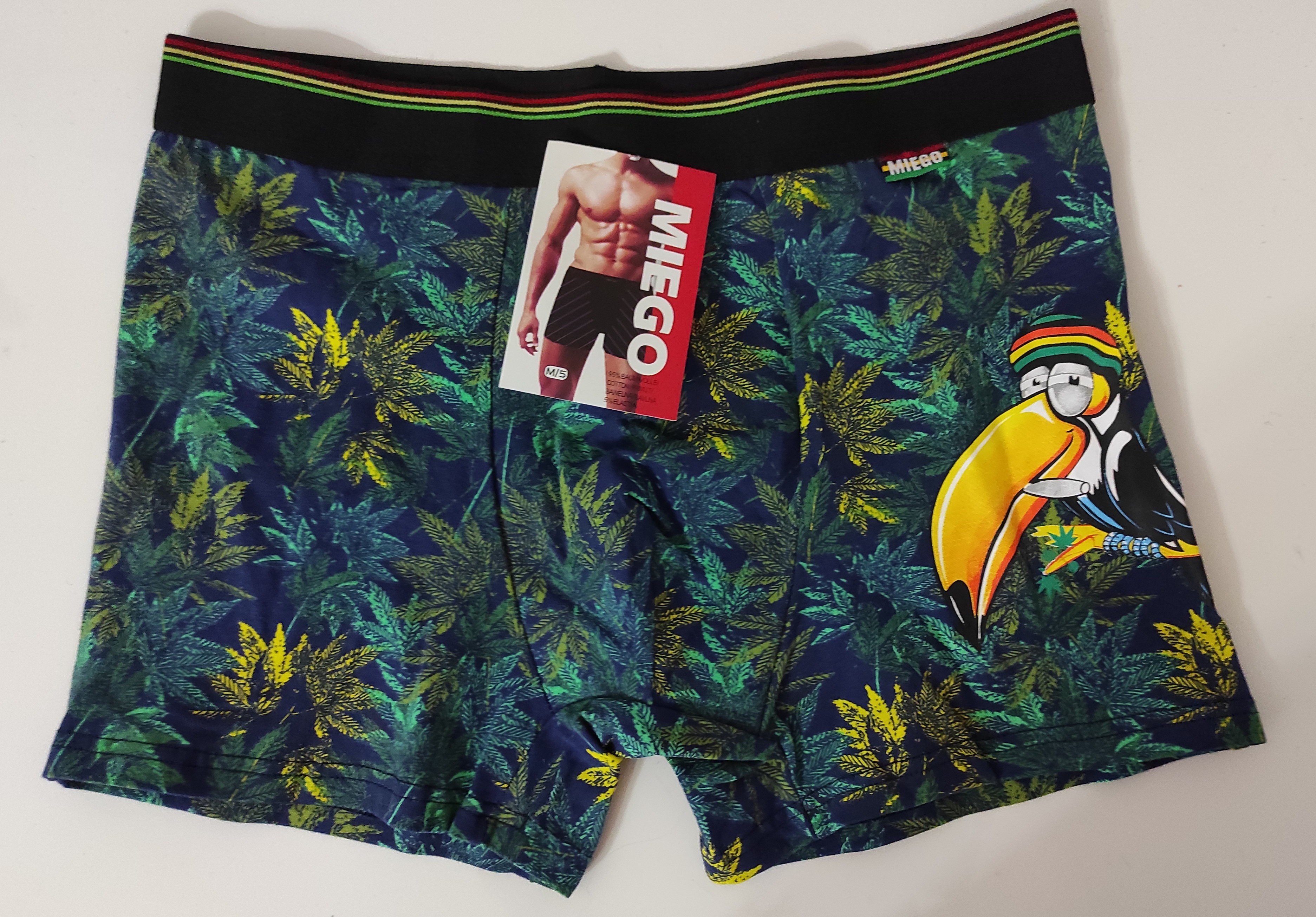 Pánské boxerky s ptákem vel.M